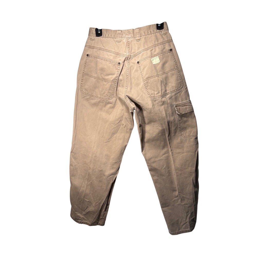 American Eagle Outfitters Men Cargo Pants Tan Size 29x30 Relaxed Fit - Picture 3 of 5